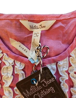 Matilda Jane  New With Tags Linen Size 8 Girls Dress • $22.99