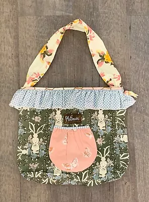 NEW Matilda Jane Platinum Bag Single Strap Hobo Tote Bags Easter Bunny Floral • $18