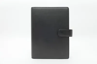 Louis Vuitton Authentic Nomade Leather Noir Agenda Fonctionnel MM Diary Cover LV • $258