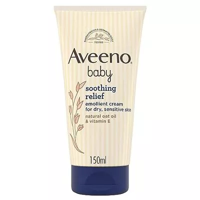 Aveeno Baby Soothing Relief Emollient Cream 150 Ml • £6.99