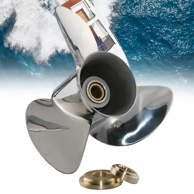 For Yamaha F150-300 225-300HP Stainless Outboard Propeller 14x19 RH 15 Tooth • $423.53