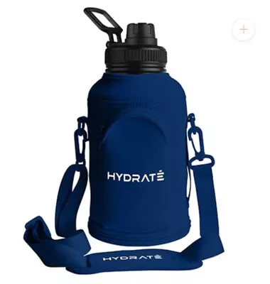 HYDRATE XL Jug Stainless Steel Carrier Sleeve - Capacity Of 1.3 L- BLUE/ TEAL • £6.99