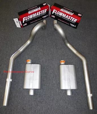 64-77 Chevrolet Chevelle 3  Mandrel Bent Exhaust - Flowmaster Original 40 • $359.95