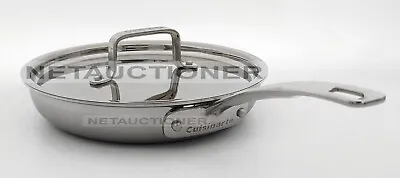 $89.99 • Buy Cuisinart MultiClad Pro 3-Ply Stainless Steel 8  Skillet With Lid Professional
