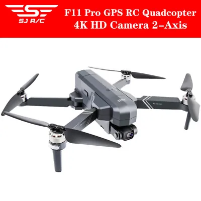 SJRC F11 Pro 4K Camera Brushless Wifi FPV GPS Drone Flight 1500m RC Quadcopter • $387.41