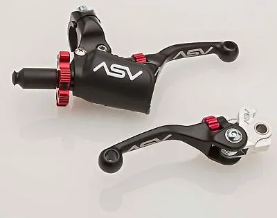 ASV F4 Quad ATV Lever Set Pro Pack Black Short Yamaha YFZ450 YFZ450R 2007 - 2024 • $230