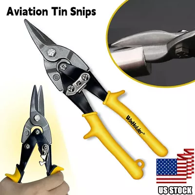 Aviation Tin Snips Straight Cut Sheet Metal Steel Cutter Cutting Shears Scissors • $11.99