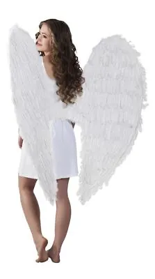£31.49 • Buy Large 120cm Angel Wings Feather Fairy Christmas Fancy Dress Costume Accessory