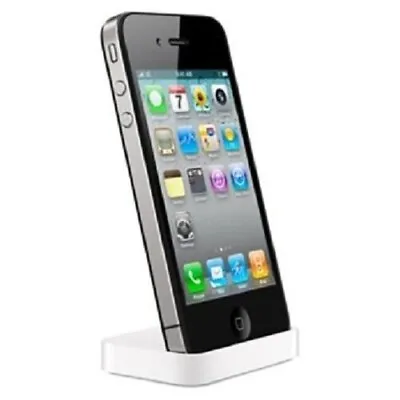 Official Apple IPhone 4 / 4S White Desktop Charger Docking Station Sync Pod • $9.95