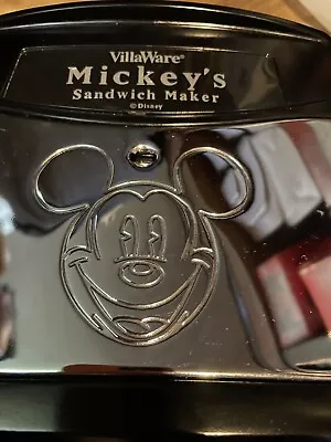 VillaWare Mickey’s Sandwich Maker Disney Food Kitchen Mickey Face Model 5555-3 • $59