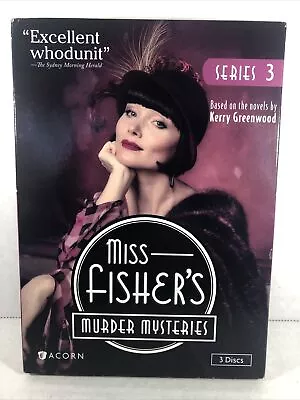 Miss Fisher's Murder Mysteries: Series 3 [New DVD] 3 Disc Set Acorn • $5.96