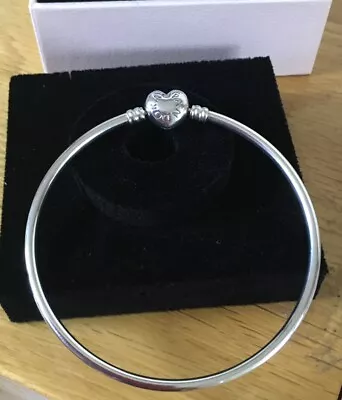 Pandora Silver Bangle  21 Cm. Never Worn • £22