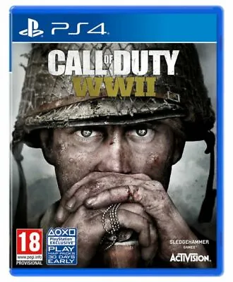 Call Of Duty WWII World War 2 For Sony PlayStation 4 - Video Game 2017 • £4