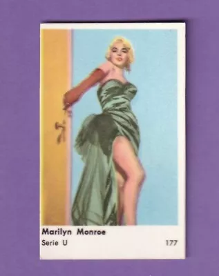 1959 Dutch Serie U #177 Marilyn Monroe • $2.30