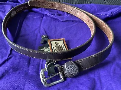 Harley Davidson Dark Brown Leather Belt New XL W/tags 1  • $20.99