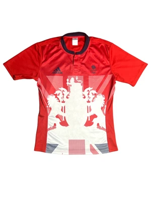 £7.99 • Buy Team GB Rugby Jersey Shirt Kit Mens Medium Adidas 7s Red