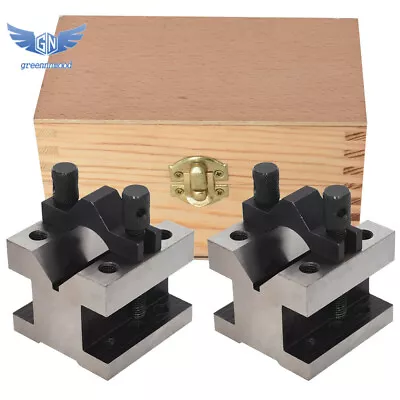 $43.51 • Buy 1Set 2-3/8 X 2-3/8 X 2 Inch V Block & Clamp Multi-use Gauge Gage Machinist Tool
