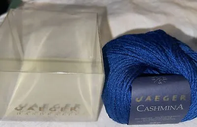 Jaeger Cashmina Yarn  Cashmere And Merino   Color SH037 Blue • $10