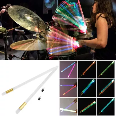 2x Drumsticks Glowing LED Light Up Motion Suitable For Large‑Scale Night LXX • $31.90