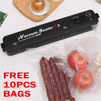 $17.99 • Buy Vacuum Sealer Machine Food Preservation Storage Saver Automatic Free 10 Seal Bag