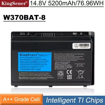 W370BAT-8 Laptop Battery For Clevo Schenker XMG A503 A522 Sager NP6350 NP6370 • $45.29