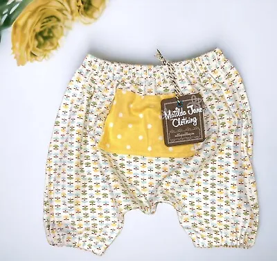 New Baby Girl's 3/6M MATILDA JANE Little Softie Legging Polka Dot &Tiny Flowers • $11.94