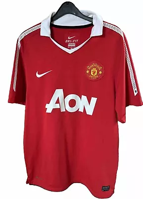 Manchester United Football Home Shirt 2010/11 Red Medium 2010 2011 Kit Man Utd • £29.99