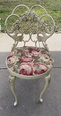 Vanity Boudoir Parlor Chair Stool Kessler Vintage Cast Metal • $199.99