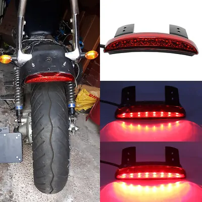 Motorcycle Rear Fender Edge LED Brake Running Light For Honda Shadow 750 1100 • $16.47