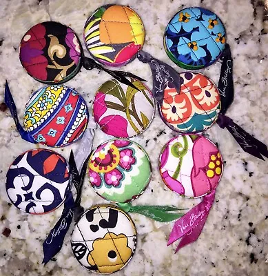 NEW VERA BRADLEY 60  Tape Measure  2  ROUND CHOOSE YOUR PATTERN  NIP *RETIRED • $12.95