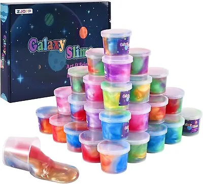 Kids Party Favors Galaxy Slime Kit 30 Pack Bulk Rich Colorful Putty Toy • $20