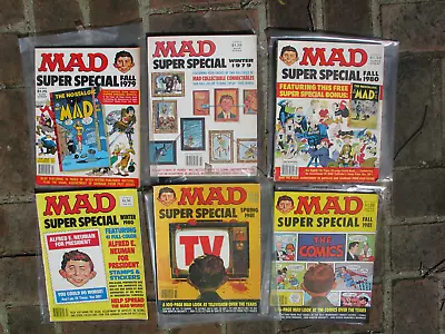 Vintage 1979 -1981 Mad Magazine Super Specials Lot Of 6 #282932333436 VG/FN • $28