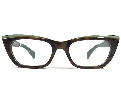 Morgenthal Frederics Eyeglasses Frames 392 VIVIEN Blue Green Tortoise 49-18-140 • $49.99