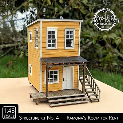 Pacific Northwest Miniatures - 1:48 Scale Building Kit  Ramona's Room For Rent   • $59.95