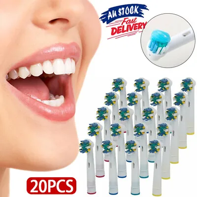 $22.86 • Buy 20 Pcs Electric Tooth Brush Heads Replacement For Braun Oral B Floss Action NEW