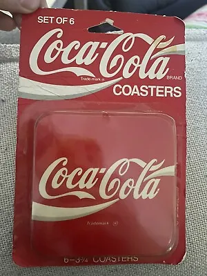 NEW Vintage Coca-Cola Cork Set Of 6 Coasters  • $8.50