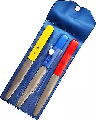 $33.88 • Buy Acoustic Guitar Double Sided Nut Fret File Slot Filing Luthier Tools 3Pcs