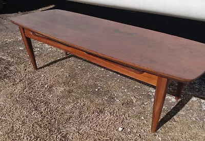 Mid Century Walnut  Coffee Table  (CT-355) • $399