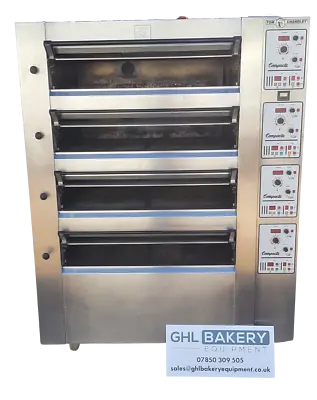 Tom Chandley 4 Deck 8 Tray Low Crown Oven FULLY REFURBED 3 Mnth Warranty • £5495