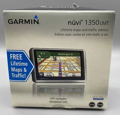 Garmin Nuvi 1350 LMT GPS Navigator 4.3in Touchscreen Lifetime Maps & Traffic Ed • $49.95