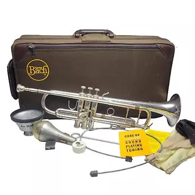 Vincent Bach Stradivarius Model 43 Bb Silver Plated Trumpet W/ Case • $1399.99