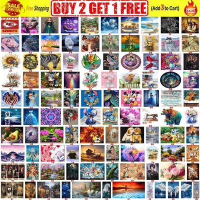 $8.83 • Buy 5D DIY Diamond Painting Embroidery Cross Craft Stitch Arts Kit Mural Home Decor