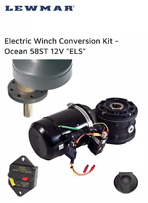 $2975 • Buy LEWMAR Electric Winch Conversion Kit 58ST 12V ELS CONVE