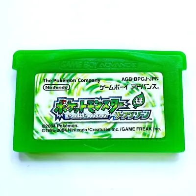 Pokemon Leaf Green GBA Nintendo Gameboy Advance From Japan • $29.74