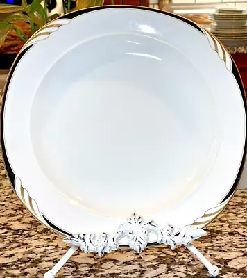 Mikasa Fine China L2058 Omega White/Black 12 Inch Square Platter • $24.99