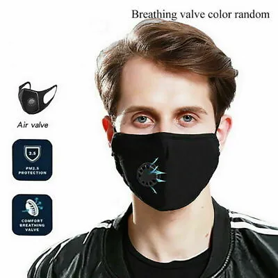 Face Covering Half Mouth Mask Washable Fabric UK Adult Air Virus Protection Pack • £1.99
