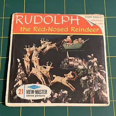 RUDOLPH THE RED-NOSED REINDEER Diorama View-Master B870 G3 Ed A Early '70s 1D • $8