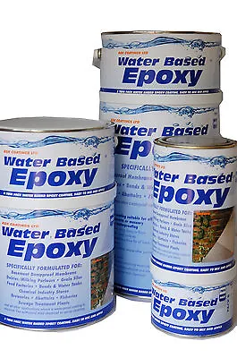 Damp Proof Epoxy Resin Water Based Paint For Garages Walls Basements And Tanks • £111