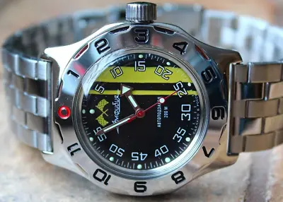 Vostok Amphibian Diver Mechanical Automatic Winding Wrist Watch Races 100652 • $109.24