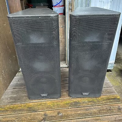 2x QSC KW153 Active DJ 1000W Amplified Class-D 3-way PA Speakers Tested W/covers • $3499.99